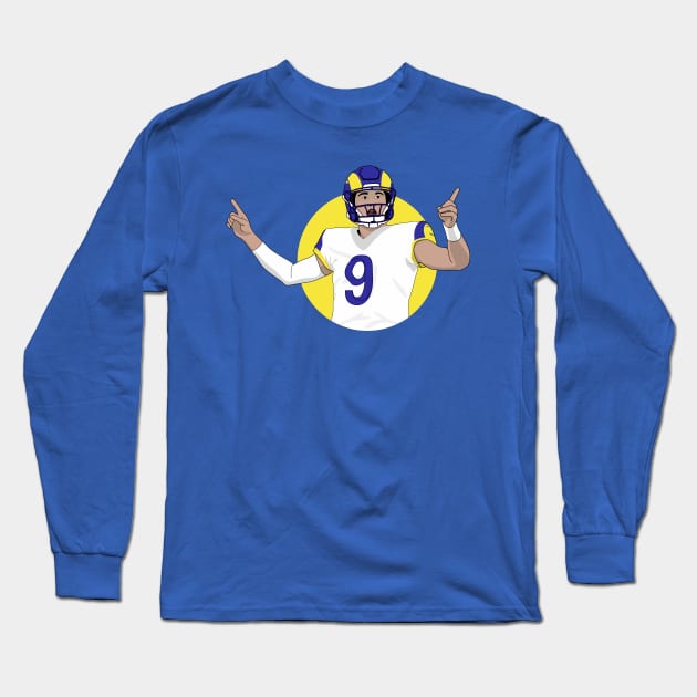 Stafford the quarterback Long Sleeve T-Shirt by rsclvisual